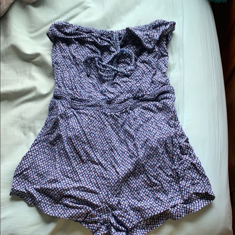 cute strapless aerie romper